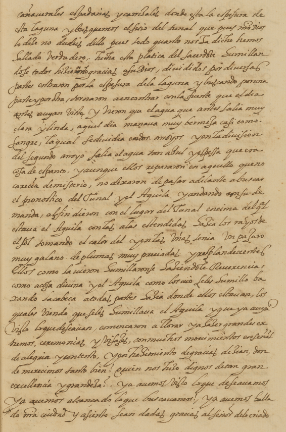 manuscript text in Spanish