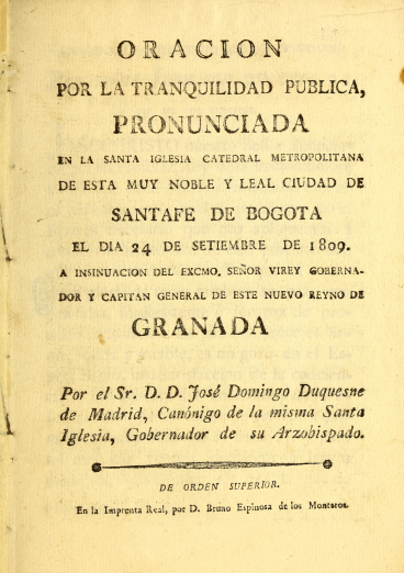 Detail of a printed book shows the title page with text in Spanish.