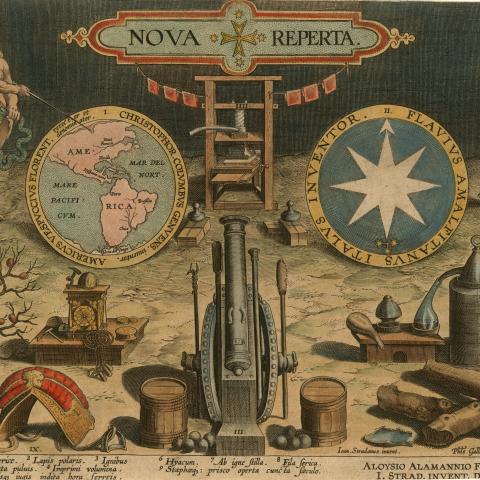 illustration of sixteenth-century technological developments