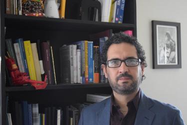 photograph of Jaime Marroquin, assistant professor of Spanish at western Oregon university 